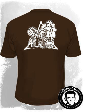 PRE-ORDER Trouble Shirt (Weiß/Braun) Limited Edition 50 Pcs