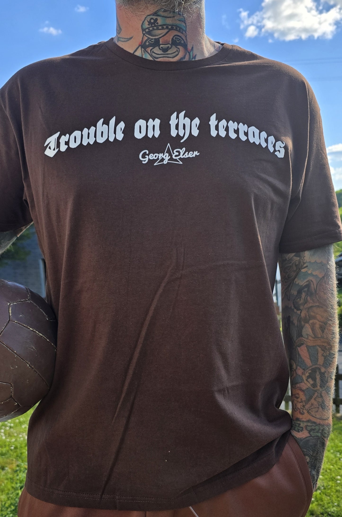 Trouble Shirt (Weiß/Braun) Limited Edition 50 Pcs